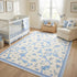 GarveeHome Floral Bow Rugs for Bedroom Girls, 4x6 Rug for Living Room