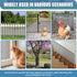 DBHXXMB-HH 15.7in 50ft Plastic Pet & Garden Fence - Black X Roll Multi-Use Decorative Chicken Wire Fencing for Poultry