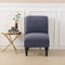 LiveGo Armless Accent Chair Cover Slipcover,Slipper Chair Stretch Spandex Removable for Armless