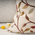 YOUR SMILE Classical Embroidery Jacquard Decorative Throw Pillow Case, Beige Leaf Pattern, 18 x 18 inch
