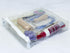 Heavy Duty Clear Vinyl Zippered Storage Bags (9" x 11" x 2") for Jewelry, Cosmetics, Crafts, 0.9 Gallon 2-Pack