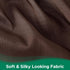 Biscaynebay Wrap Around Bed Skirts for Queen Beds, 15" Drop, Brown Adjustable Elastic Dust Ruffles
