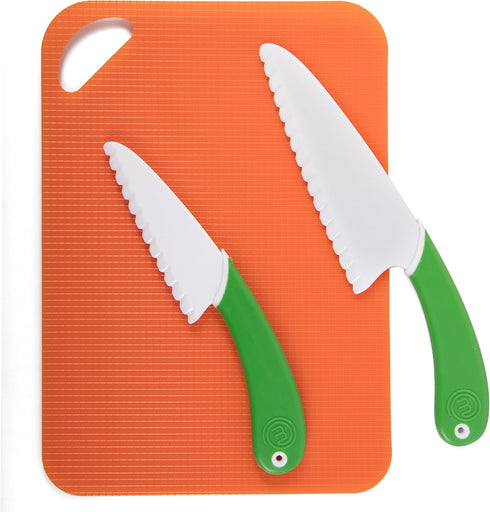 MasterChef Junior Knife and Cutting Board Set, Real Cutting Tools for Kids, 15 Baking Recipes