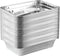PLASTICPRO Disposable 2 LB Aluminum Baking Pans, 6'' X 8'' X 2'' for Cakes, Brownies, Meatloaf, Pack of 50