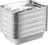 PLASTICPRO Disposable 2 LB Aluminum Baking Pans, 6'' X 8'' X 2'' for Cakes, Brownies, Meatloaf, Pack of 50