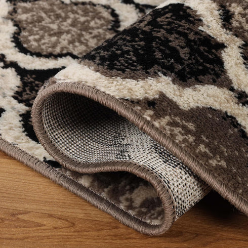 5' 5' Superior Indoor Large Area Rug, Jute Backed, Perfect for Living/Dining Room, Bedroom, Office, Kitchen, Entryway