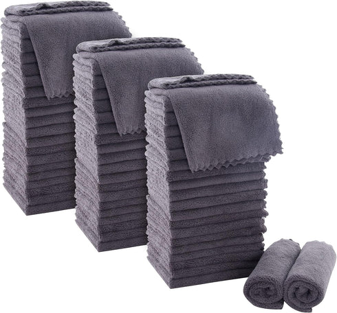 MOONQUEEN Ultra Soft Premium Washcloths Set - 12 x 12 inches -