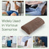 HIGOGOGO Lumbar Support Pillow for Recliner Chair/Accent Chair/Couch, Memory Foam Back Support Cushion for Elderly