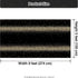 Decor365 9x5 ft Fabric Champagne Gold Tablecloth Black Gold Party Decoration GraduationTable Cover Birthday TableCloths Anniversary Celebration New Year Eve Promotion Party Decor by Decor365