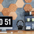 Acrylic Headphone Stand, Clear Gaming Headset Holder for Desktop Display Office Accessories with Metal Hardware