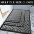 Yimobra Sturdy Door Mat, All-Season Non-Slip Outdoor Indoor Mat, Easy to Clean, 29.5 x 17 Inch, Grey