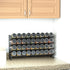 36 386 Set Countertop, 36 17.2" 10.8" SpaceAid Spice Rack Organizer with Spice Jars, Spice Labels, Chalk Marker