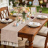 48 Inches (55" yuboo Boho Table Runner - Neutral Coffee Table Runner for Living Room, Spring Mothers Day Decor, Small