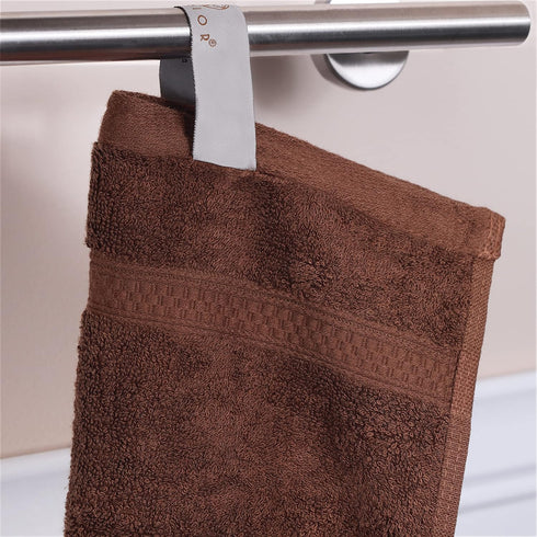 6 Set, 2 13 13, 2 16 30, 2 30 54, Superior Rayon from Bamboo Cotton Blend Piece Towel for Bathroom, Gym, Spa