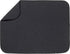 S&T INC. Dish Drying Mat XL, Highly Absorbent Microfiber Kitchen Counter Mat, Extra Large 18" x 24", Black