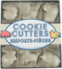 Fox Run Mini Animal Cookie Cutters, Metallic, 0.75 x 1.5 x 1 inches