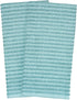 Ritz Royale Collection 100% Combed Terry Cotton Kitchen Towel Set, Highly Absorbent, Oversized, 28" x 18", 2-Pack, Dew