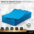 Dinner Napkins Disposable Guest Towels, Blue Beverage Napkins, Pack of 40, 8” x 4.5”