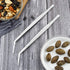 MSY BIGSUNNY Professional Chef Kitchen Cooking Precision Tweezers, Culinary Curved Tip Tongs for Baking