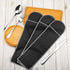 Weewooday 12 Pieces Silver Storage Bags, Flatware Storage Box, Black Velvet Cloth Organizers for Kitchen Cutlery
