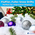 Super Realistic Fake Snow Blanket - 15 sqft Cotton-Like Fluffy Snow for Winter Mantle Village, 1 Pack, Crisp