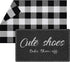 Geelin 2 Pcs Cute Shoes Take Them Off Doormat - 30'' x 18'' Rustic Buffalo Outdoor Rug, 43'' x 27.5'' Welcome Door Mats