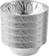 PLASTICPRO 6'' Inch Round Tin Foil Cake Pans, Disposable Aluminum, Freezer & Oven Safe, Pack of 50