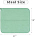 FRESHMNIT Dish Drying Mat for Kitchen Counter, 2 Pack Microfiber Absorbent Mats, 14"x17" for Dishes Drainer