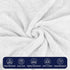 6-Piece Set, 2 2 2 100% Elegant Comfort Premium Cotton Towel Includes Washcloths, Hand Towels and Bath Towels, Turkish