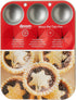 Dexam Non-Stick 12 Cup Mince Pie, Carbon, Grey