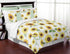 Set 4 Set Sweet Jojo Designs Yellow, Green and White Sunflower Boho Floral Queen Sheet - piece - Farmhouse Watercolor