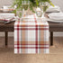 13"x70" Elrene Home Fashions Seneca Plaid Harvest Fall/Thanksgiving Cotton Console Centerpiece/Table Runner