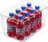 RUBOXA Shatterproof Clear Plastic Storage Bins, BPA-Free Freezer and Refrigerator Organizer Bins, 4 Pack