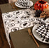 DII Halloween Party Tabletop Decor, Reusable Cotton Fabric Table Runner, 14x72, Spooky Portraits, Machine Washable