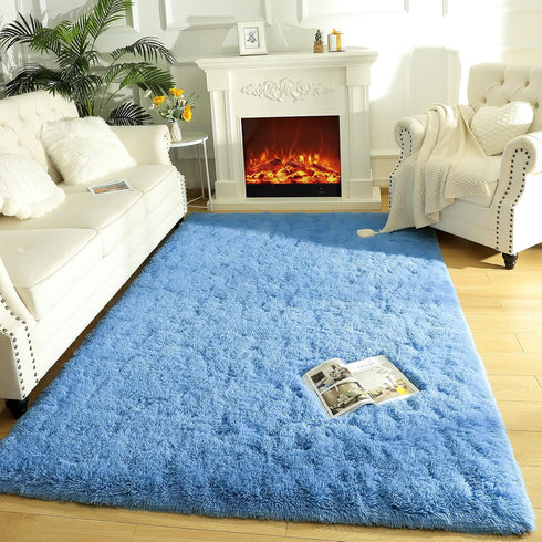 5.3x7.5 LOCHAS Ultra Soft Indoor Modern Area Rugs Fluffy Living Room Carpets for Children Bedroom Home Decor Nursery