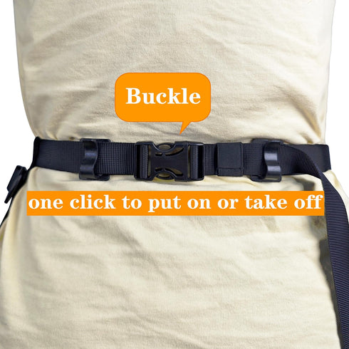 Bafelia 6 Barber Apron with Pockets, Waterproof and Bleach-proof Hair Stylist Apron for Men Women,Hairdresser Apron