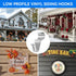 MIUKAA Vinyl Siding Hangers Hooks (8 Pack) - Sturdy No Hole Hooks for Hanging Outdoor Decorations