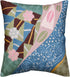 Klimt Blue Modern Pillow Cover, 18x18 Inch Seed Art Nouveau Pillowcase for Farmhouse Chair Cushion