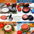 Meykers Patty Paper Sheets for 4/4.5 Inch Burger Press, 500 pcs Round Non-Stick Heat Resistant Wax Parchment Paper