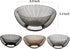 Cq acrylic Fruit Basket For Kitchen Counter,Fruit Basket With Banana Hanger For Kitchen Countertop,Fruit and Vegetable Storage Holder,Silver Metal Wire Modern Standing Fruit Basket by Cq acrylic