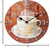 La Crosse Clock 404-2631C-INT, 12-Inch Round Coffee Decorative Quartz Analog Wall Clock