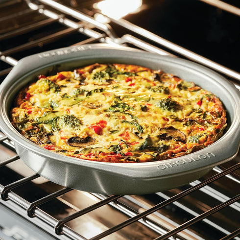 Circulon Nonstick Bakeware Nonstick Baking Pan / Nonstick Cake Pan, Round - 9 Inch, Gray by Circulon