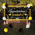 90shine Graduation Decorations - Class of 2025 Lighted Congrats Grad Banner, 25PCS Black Party Supplies