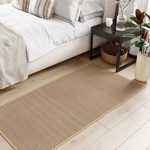 2x5 Lahome Noe Farmhouse Kitchen Runner, Entryway Runner Rug Non Slip for Entryway Indoor Washable Carpet for Hallway