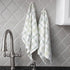 Ritz Royale Collection Kitchen Towel Set, 100% Combed Terry Cotton, 2-Pack, Cactus Green