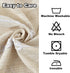 Limalred 24x24 Inch Rustic Striped Embroidery Small Square Tablecloth, Openwork Heavy Weight Linen Wrinkle Resistant