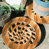 2 Pack 12 Inch 2 Pack Plant Caddy with Wheels Heavy Duty Wooden Plant Stand with Wheels Plant Dolly Rolling Plant Stand