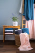 79458 Set, 2 2 2 6 Simpli-Magic Popcorn Textured Bath Towels Bath Towels, Hand Towels, Washcloths, Pieces, Blue