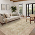 Bavni Vintage Floral Rugs 6x9, Washable Area Rug with Non Slip Backing,