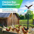 7.5 100 Netting for Chicken Coop, Chicken Netting for Hawks (Overhead), x ft HDPE Bird Netting, with Zip Ties